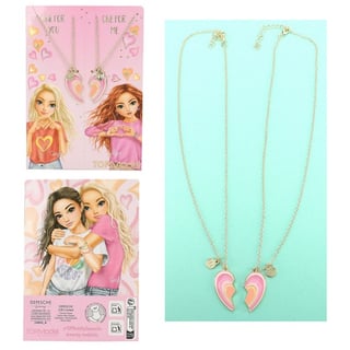 TOPModel BFF Ketting Hart Roze