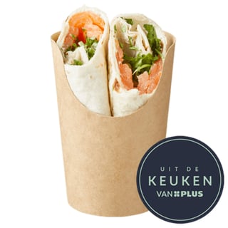 Uit De Keuken Van PLUS Wrap Gerookte Zalm