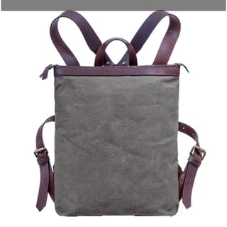 Saccoo Canvas Rucksack Small Grey