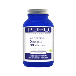 PURO L-Theanine Omega D3 - 80 Caps