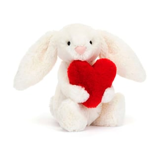 Jellycat Knuffel Bashful Red Love Heart Bunny, Little