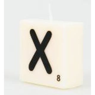 Scrabble Kaars - Alfabet: Letter X