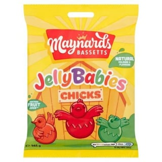 Maynards Bassetts Jelly Babies Chicks 165G