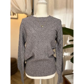 Viki knit - New Grey - OneSize 34, 36, 38, 40