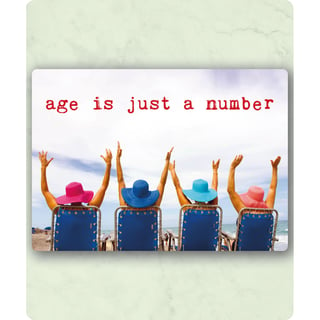 Postkaart Age Is Just a Number