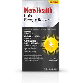 Mens Health Lab Energy Release - 16 Sticks - Voedingssupplement