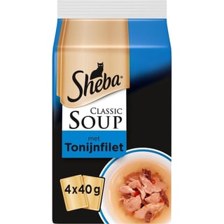 Sheba Soups Tonijn 4 Pack 40G