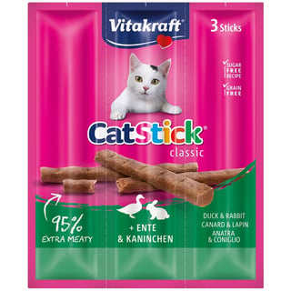 Vitakraft Catstick Eend & Konijn 18 Gr