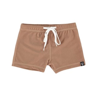 Beach & Bandits Chocolate Ribbed Swimshort