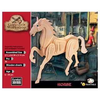 Houten 3D Puzzel - Paard