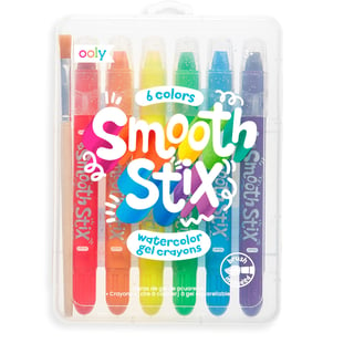 Ooly - Smooth Stix Watercolor Gel Crayons & Brush