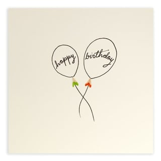 Pencil Shavings Cards by Ruth Jackson Verjaardagsballon Happy Birthday