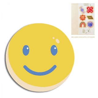 The Gift Label Kaart Smiley