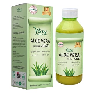 Vitro Naturals Aloe Vera With Fiber Juice 500 Ml