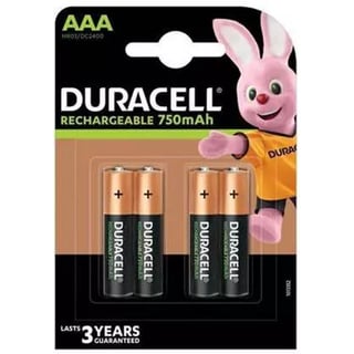 Duracell Rechargeab Aaa 750mah 4st 4