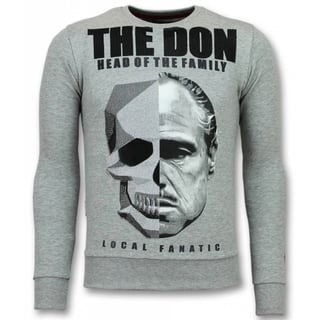 Padrino Trui - Godfather Sweater Heren - The Don - Grijs