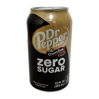 Dr. Pepper Cream Soda Zero Sugar 355Ml
