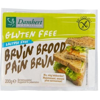 Damhert Gluten Free Brood Bruin 200GR