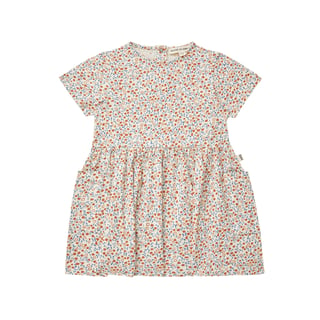 House of Jamie Relaxed Pocket Dress Peach Blush Mini Floral