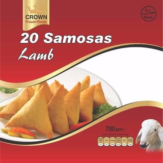 Crown Samosas Lamb 700 Grams