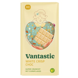 Vantastic White Crisp Choc, Bio, 90g