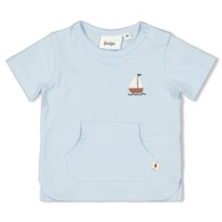 Feetje Lichtblauw T-Shirt Zeilboot