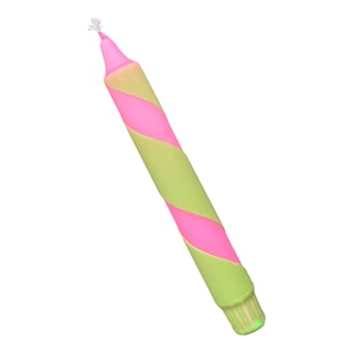 Studio Lux - Dinerkaars - Swirl Neon - Roze, Groen - Dip Dye
