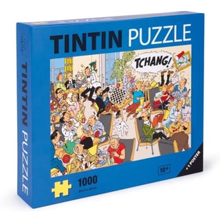 Kuifje Puzzel Tchang! - 1000 Stukjes - Met Poster