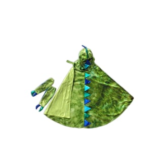 Dragon Cape with Claws - Groen (5-6 Jr)
