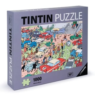 Kuifje Puzzel De Rallye - 1000 Stukjes - Met Poster