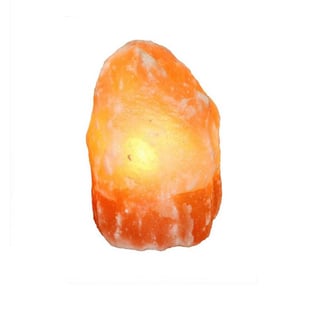 Himalaya Zout Lamp - 19 Cm Hoog - Oranje
