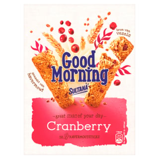 Sultana Goodmorning Havermout Cranberry