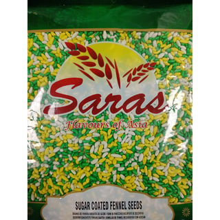 Saras Sugar Coated Fennel Seeds 100Gr