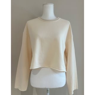 Sweater cream - Short fit