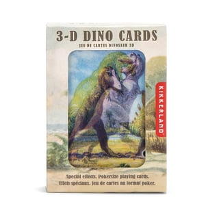 Speelkaarten 3D Dinosaurussen