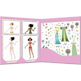 Djeco Stickers And Paper Dolls Dresses Through