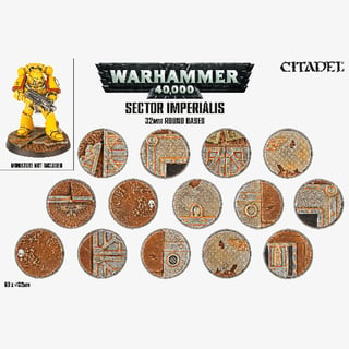 40K Sector Imperialis 32mm Round Bases