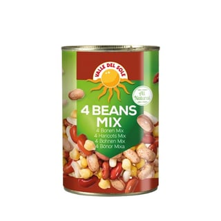 VALLE DEL SOLE 4 Four Beans Mix EO 400 Grams