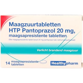 Healthypharm Maagtabletten Pantoprazol 20mg