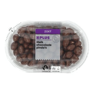 PLUS Melkchocolade Pinda's Fairtrade
