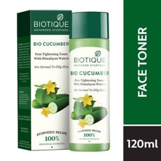 Biotique Bio Cucumber Pore Tightening Toner With Himalayan Waters (120Ml)
