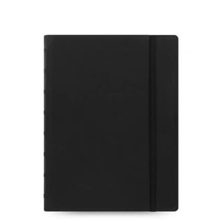 Refillable Colored Notebook A5 Lined - Black