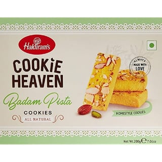Haldiram Cookie Heaven Badam Pista 200 Grams