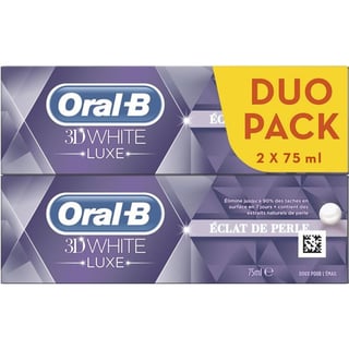 Oral-B 3DWhite Luxe Pearl Shine Duopack