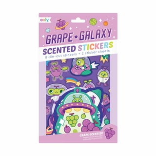 Ooly Scented Scratch Stickers Galaxy Grape
