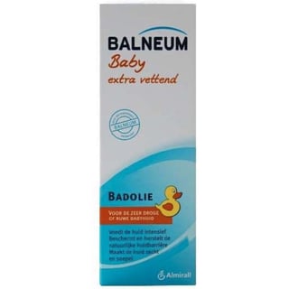 Balneum Baby Extra Vettend Badolie - Voor De Zeer Droge of Ruwe Babyhuid - 200 Ml