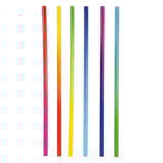 KIKKERLAND Herbruikbare Plastic Rietjes Gradient
