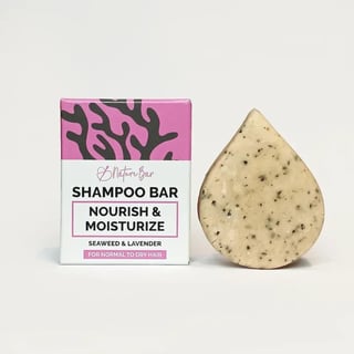 Nature Bar Shampoo Bar Voedt & Herstel Met Zeewier & Lavendel Normaal Tot Droog Haar
