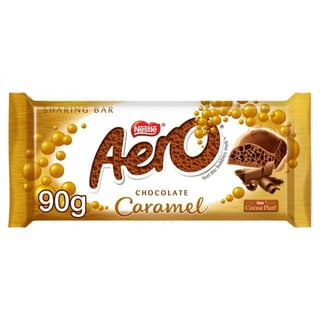 Nestle Aero Caramel Chocolate 90G