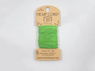 Hemp Cord  6m & 3m - Neon Green
